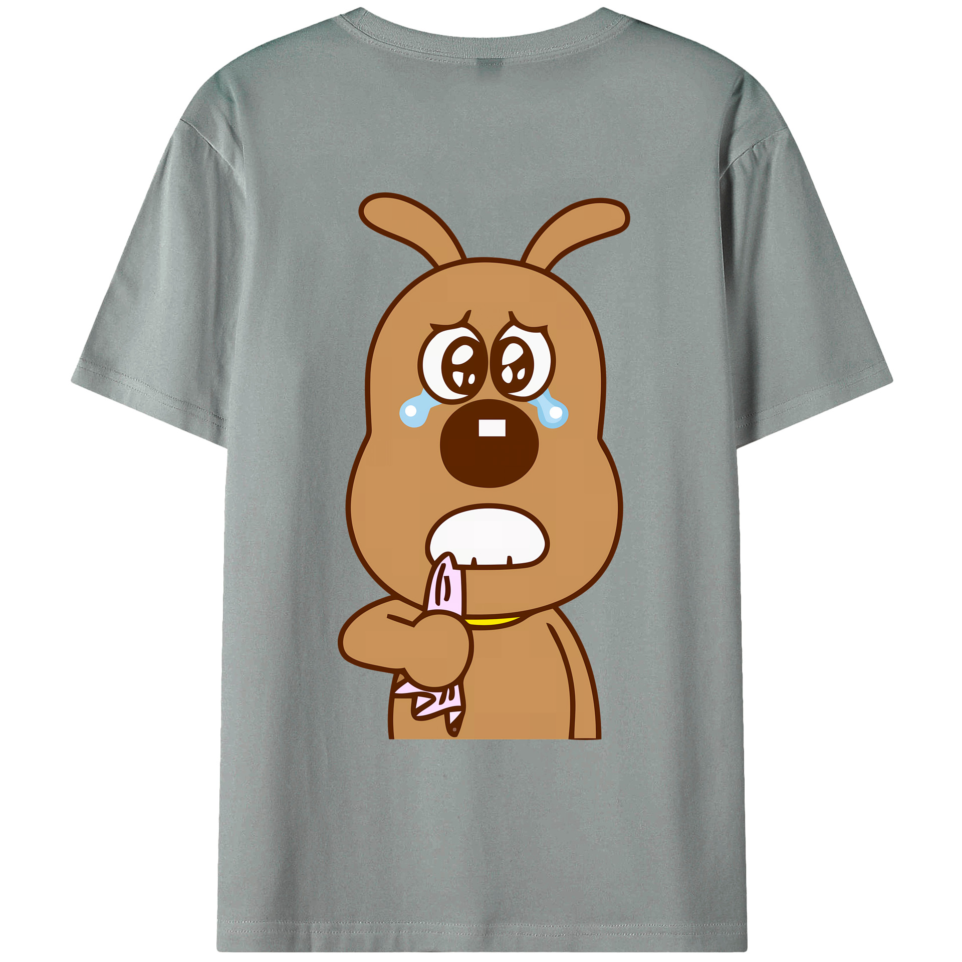 （画像用） アンパンマン Anpanman 綿100％ メンズ半袖Tシャツ（バックプリント） 通気性
